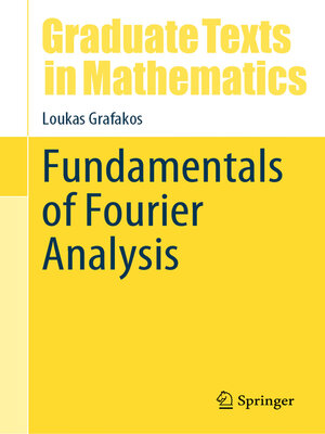 cover image of Fundamentals of Fourier Analysis